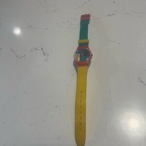 EUC Vintage Swatch Lady MC SWATCH LR105 Women's Watch